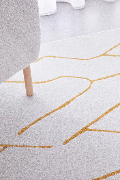 Pera Ivy Gold Rug RUG CULTURE