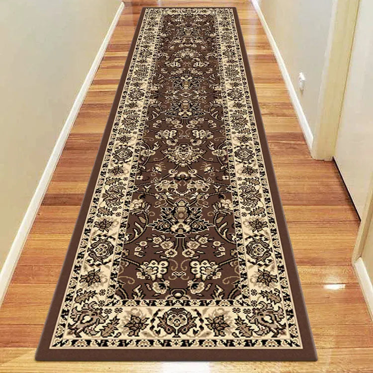 Ruby 6333 Brown Hallway Runner Saray Rugs