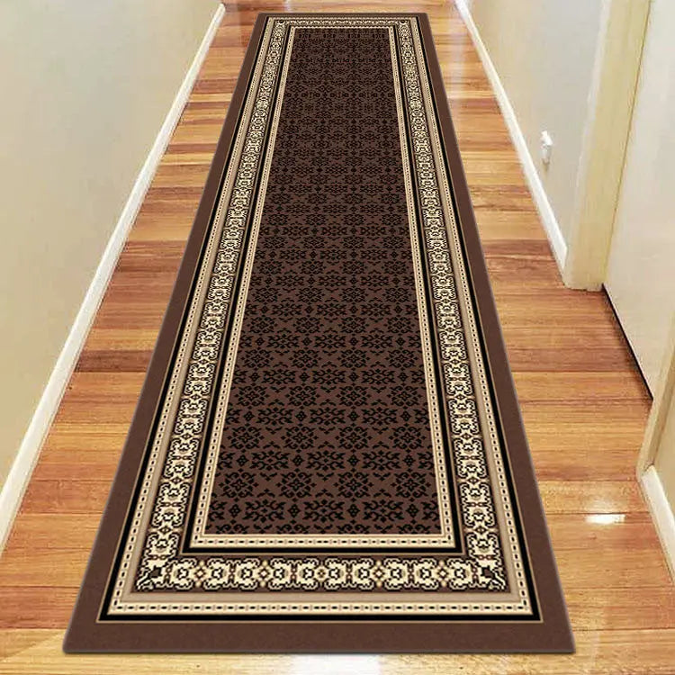 Ruby 6334 Brown Hallway Runner Saray Rugs