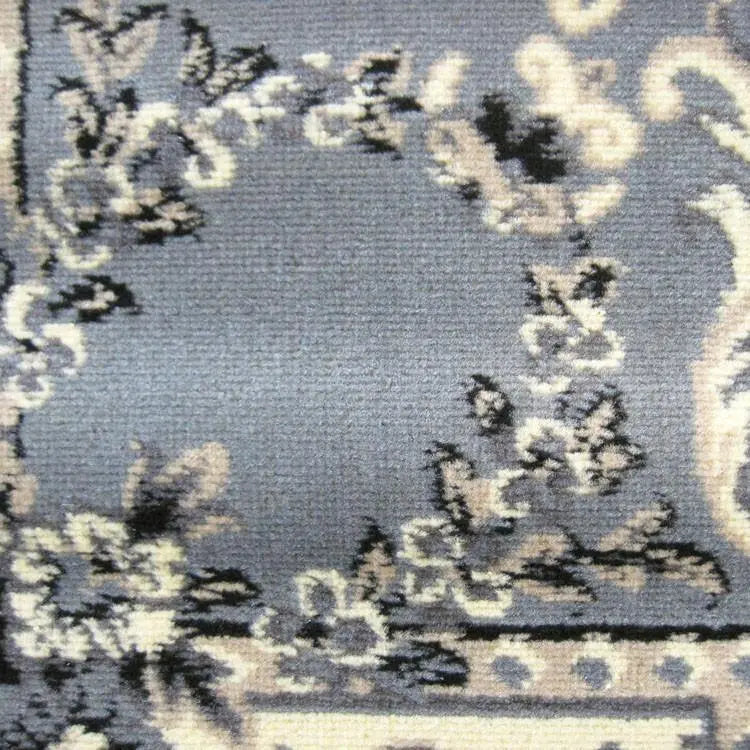 Ruby flower Grey Hallway Runner Saray Rugs