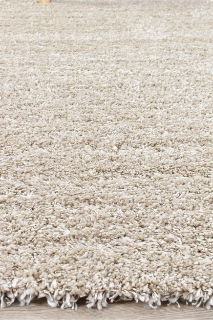 Willow 71441 050 Beige Shaggy Rug Austex