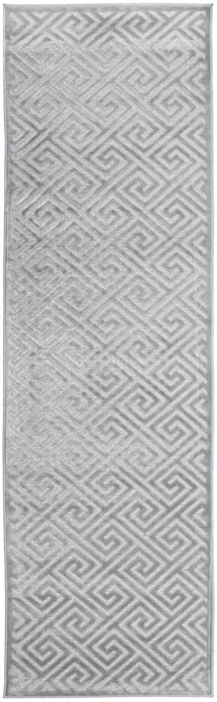 Yakamoz Alice Silver Runner Rug RUG CULTURE