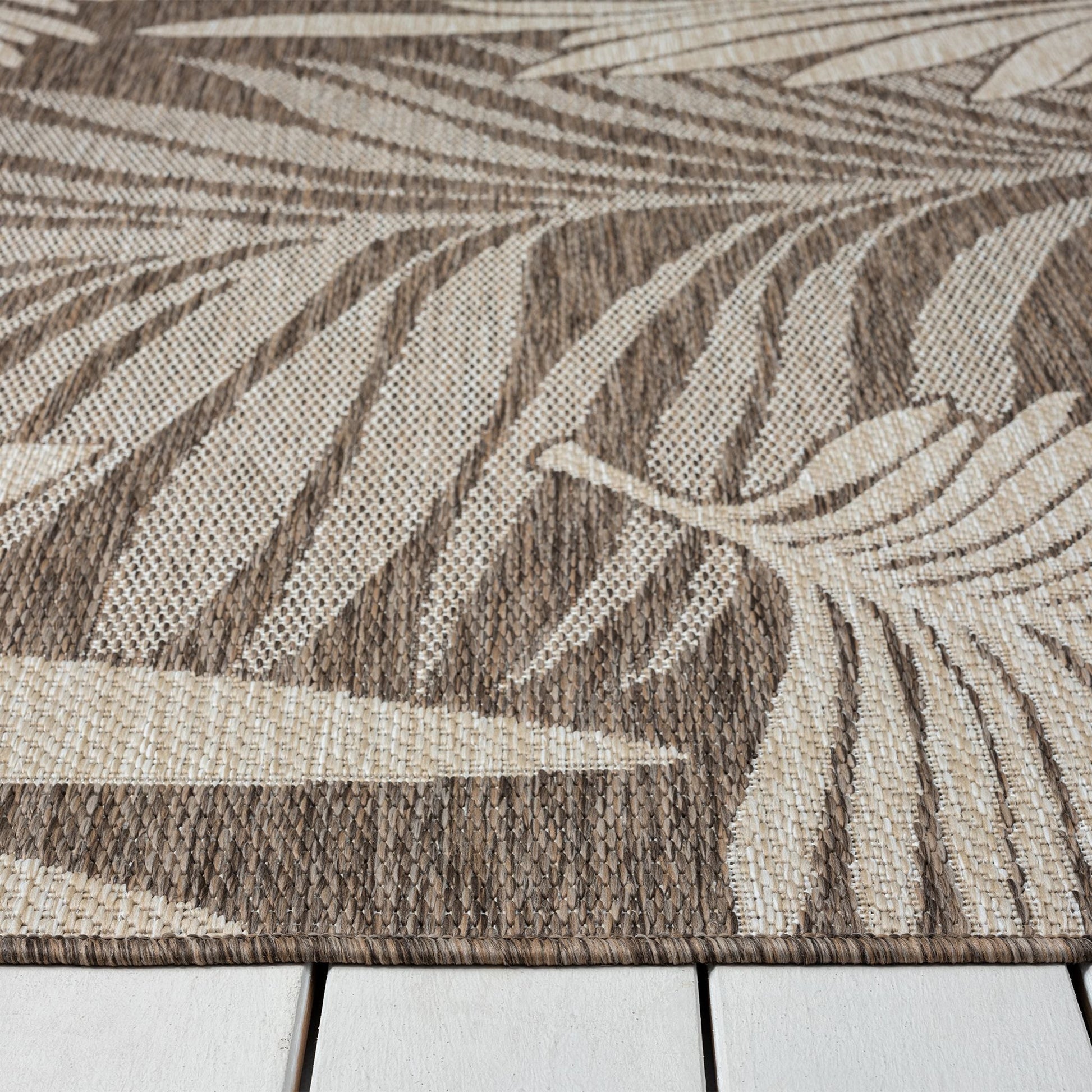 Patio 456 Taupe Runner Saray Rugs