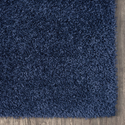 Fleecy 396 Navy Runner Saray Rugs