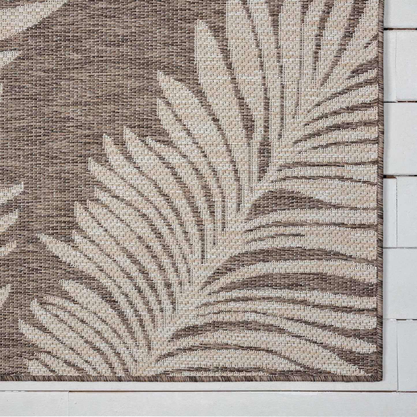 Patio 456 Taupe Runner Saray Rugs