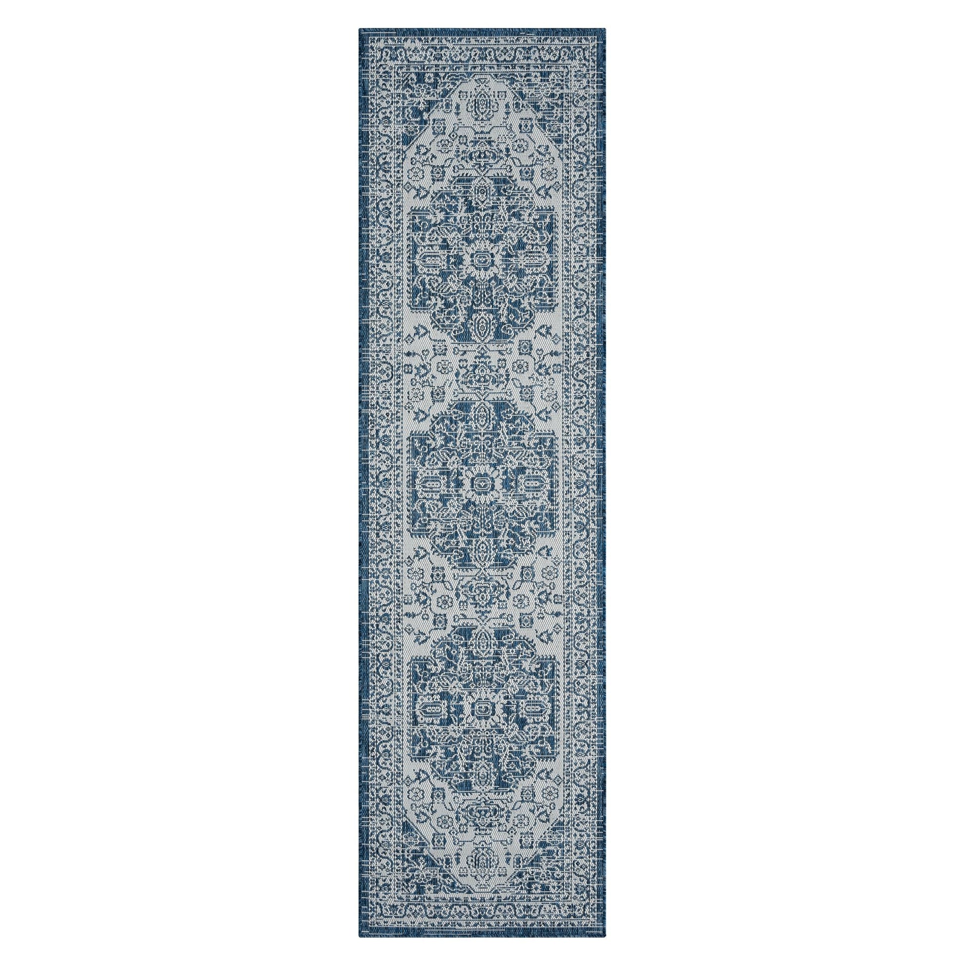 Patio 455 Denim Runner Saray Rugs