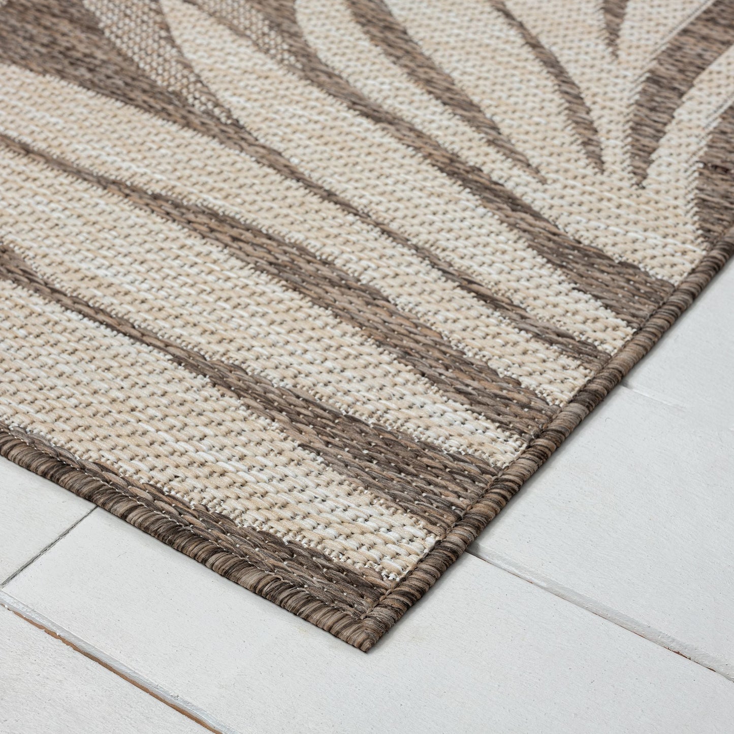 Patio 456 Taupe Runner Saray Rugs