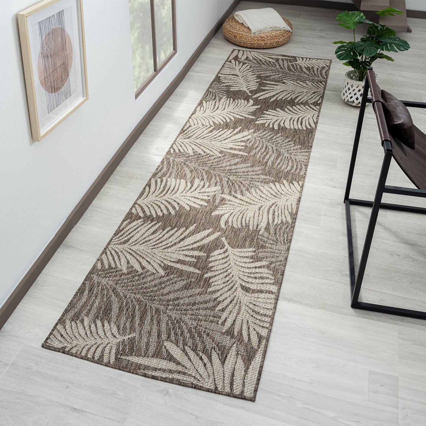 Patio 456 Taupe Runner Saray Rugs