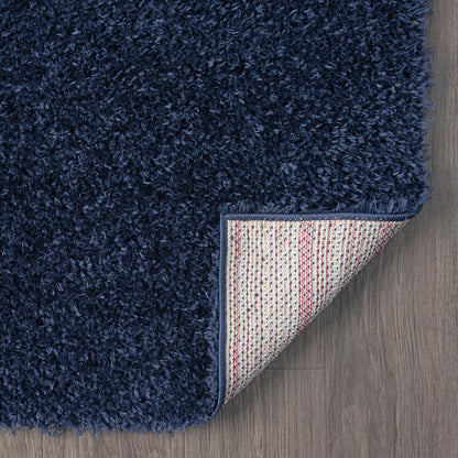 Fleecy 396 Navy Runner Saray Rugs