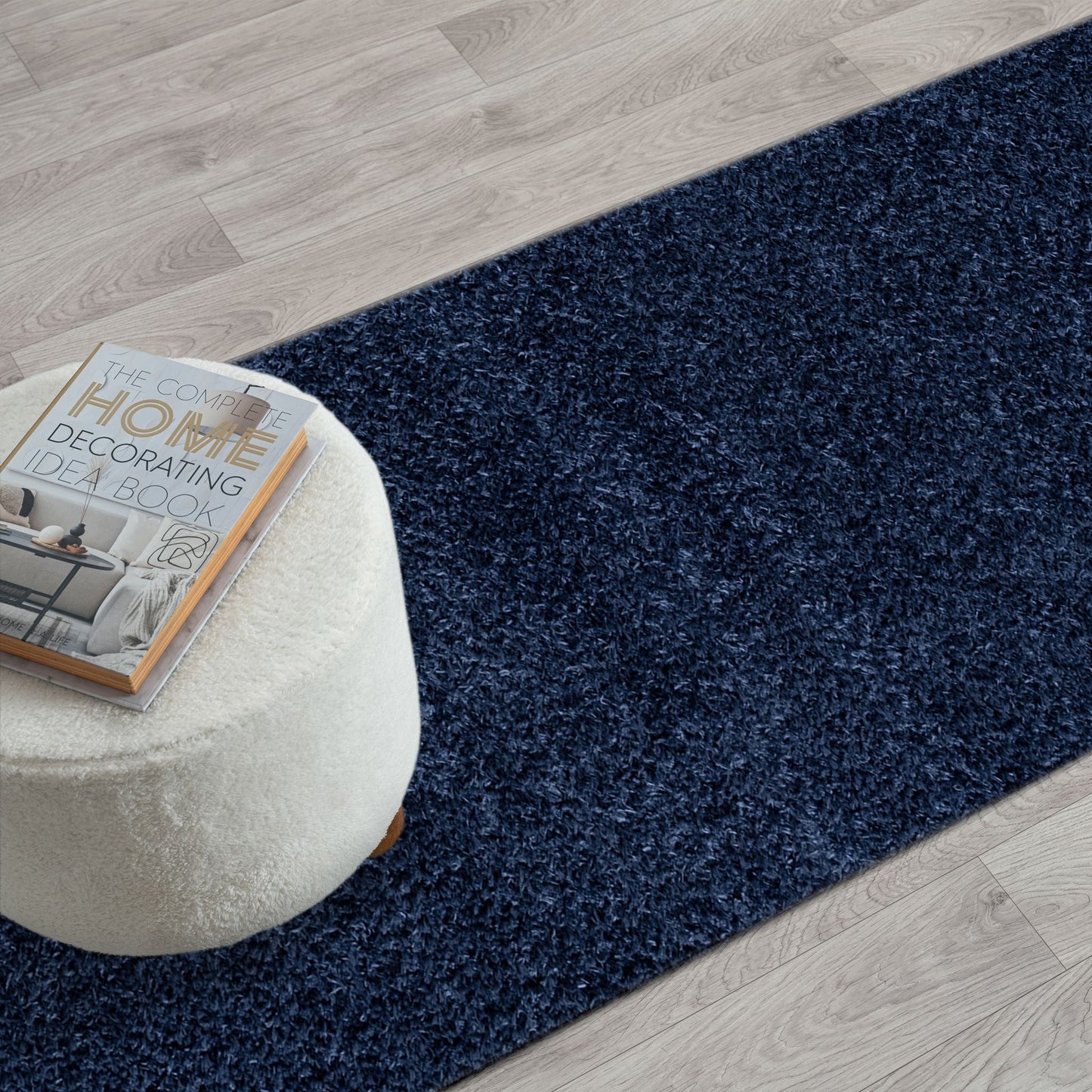 Fleecy 396 Navy Runner Saray Rugs