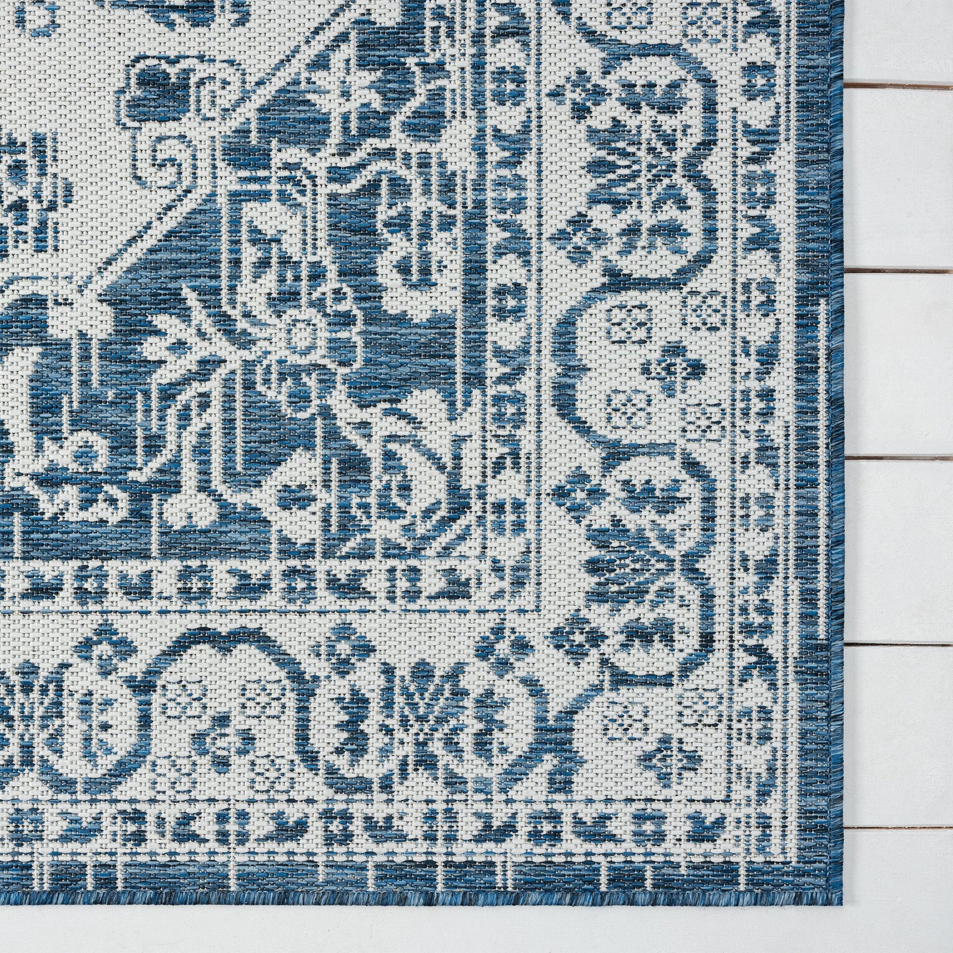 Patio 455 Denim Runner Saray Rugs